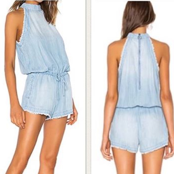 Anthropologie Pants - Cloth & Stone Chambray Romper